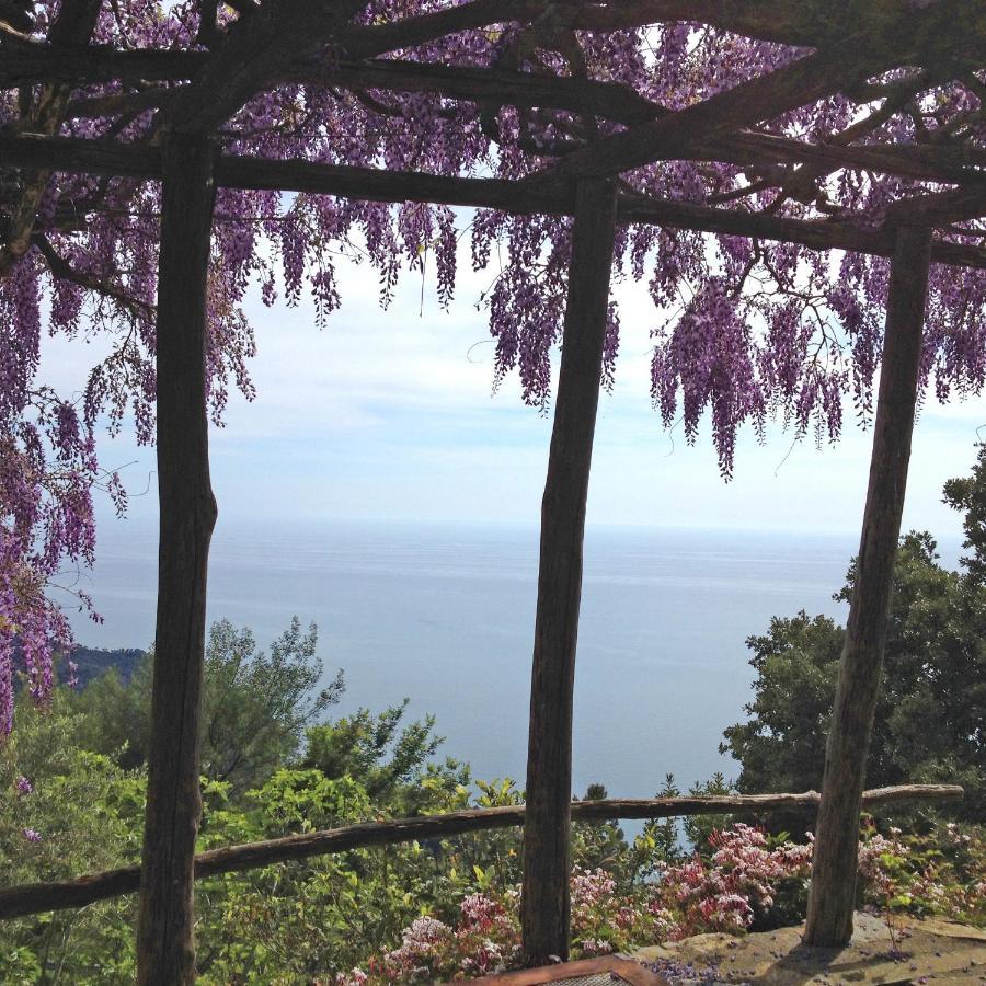 Cottage La Torre Del Pittore Bonassola Bagian luar foto